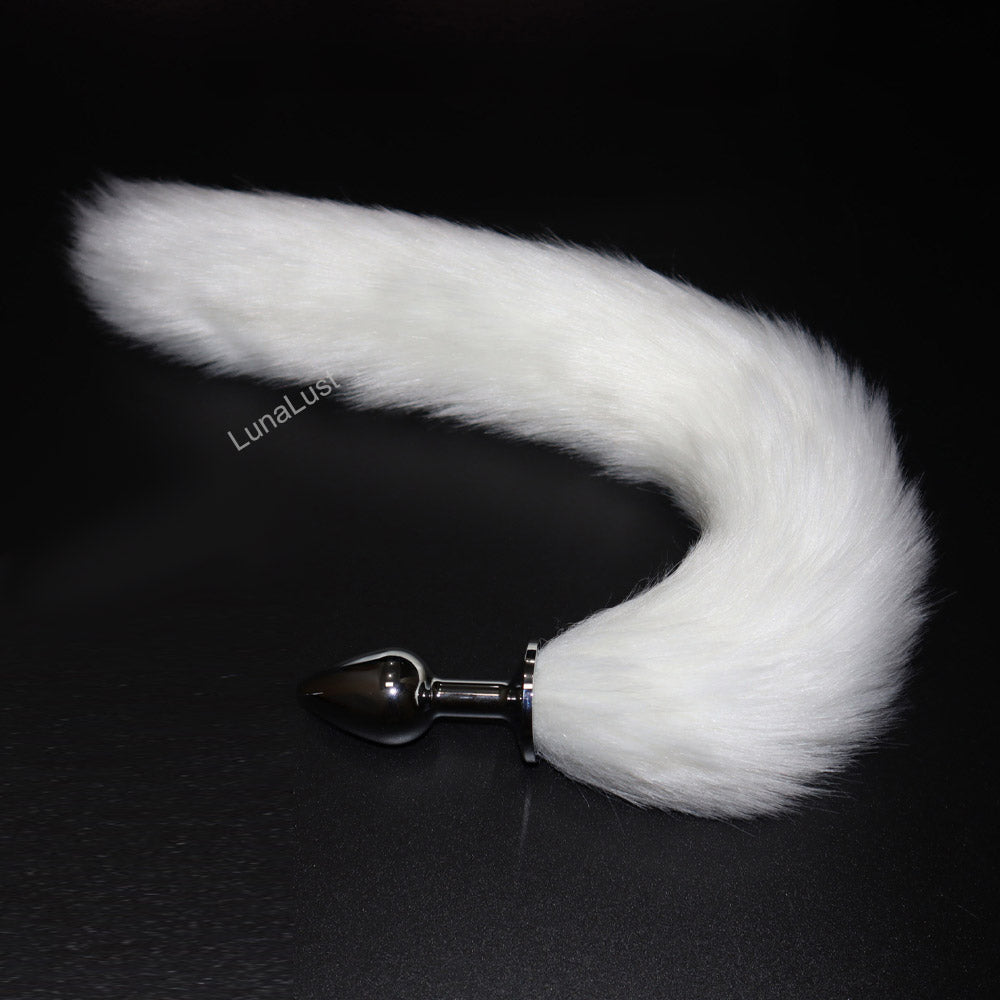 Fox Tail Plug | Metal Butt Plug with Fluffy Tail