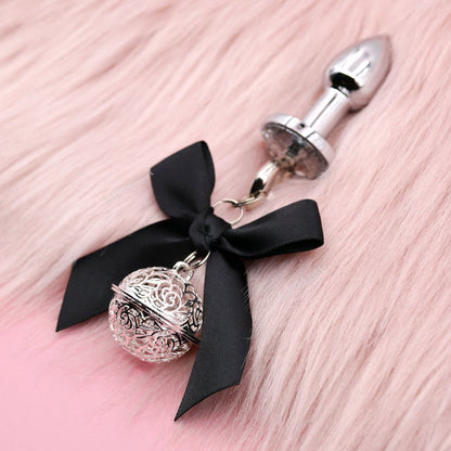 Rose Bell Bow Anal Plug
