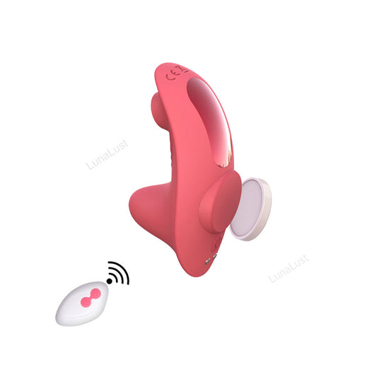 Wearable Butterfly Vibrator & Clitoral Sucker