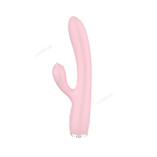 Dual Rabbit Vibrator with Heating & Thrusting
