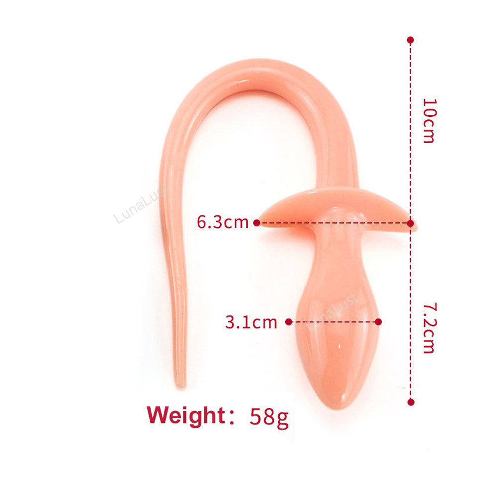 Puppy Tail Anal Plug – Silicone Pet Play Butt Plug