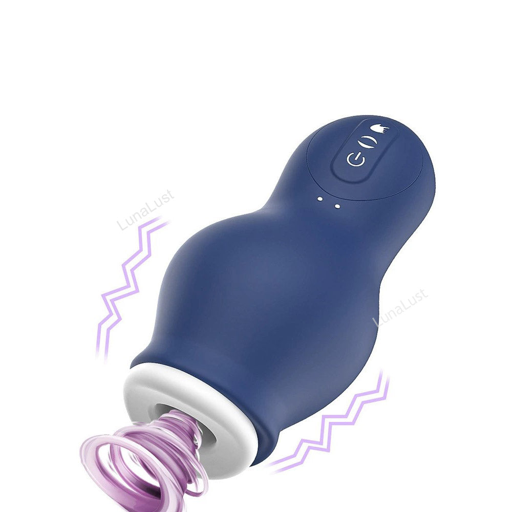 Male Masturbator, Glans Massager – 7 Vibration & 7 Suction Modes