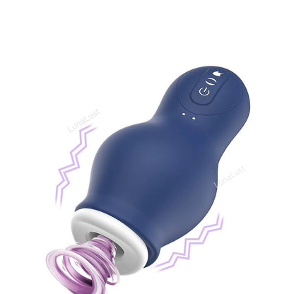 Male Masturbator, Glans Massager – 7 Vibration & 7 Suction Modes
