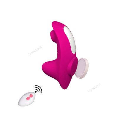 Wearable Butterfly Vibrator & Clitoral Sucker