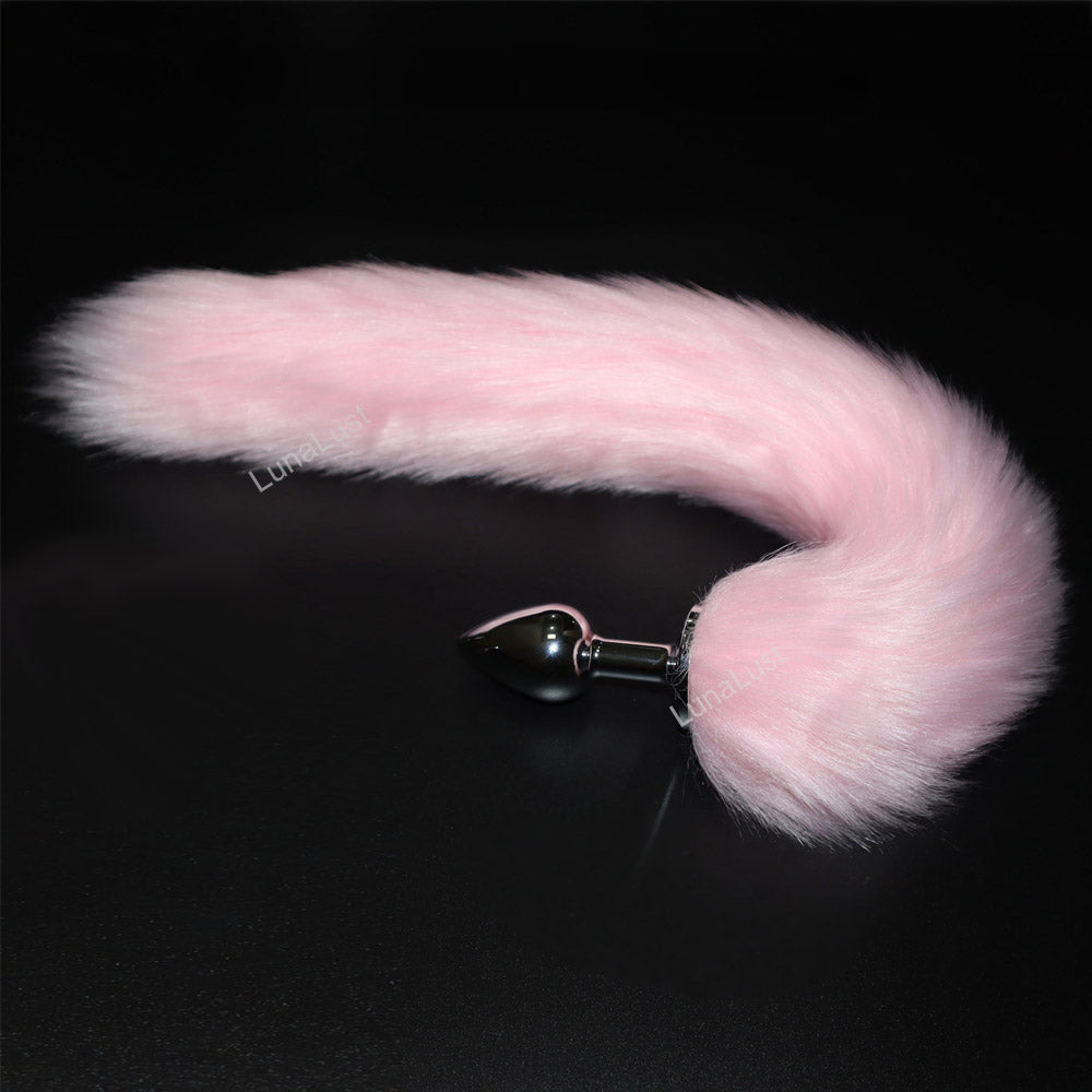 Fox Tail Plug | Metal Butt Plug with Fluffy Tail