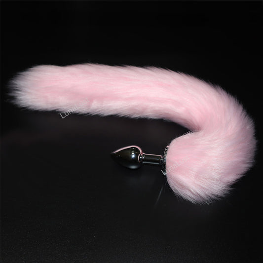 Fox Tail Plug | Metal Butt Plug with Fluffy Tail