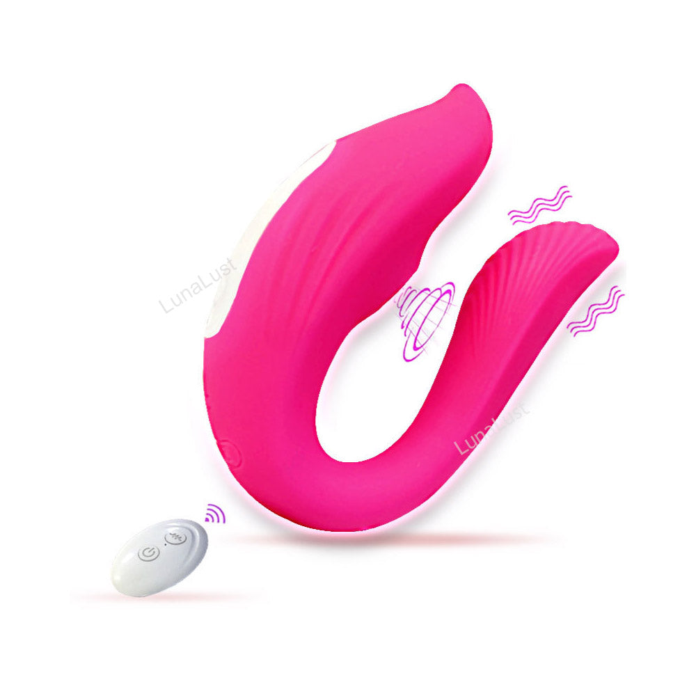 U-Shape Couples Vibrator – Remote Control
