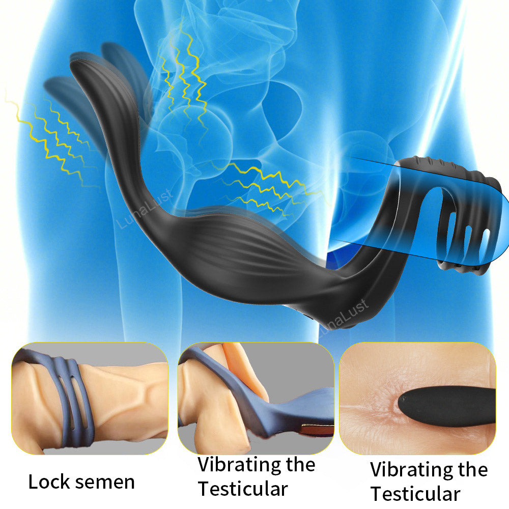Prostate Massager with Cock Ring