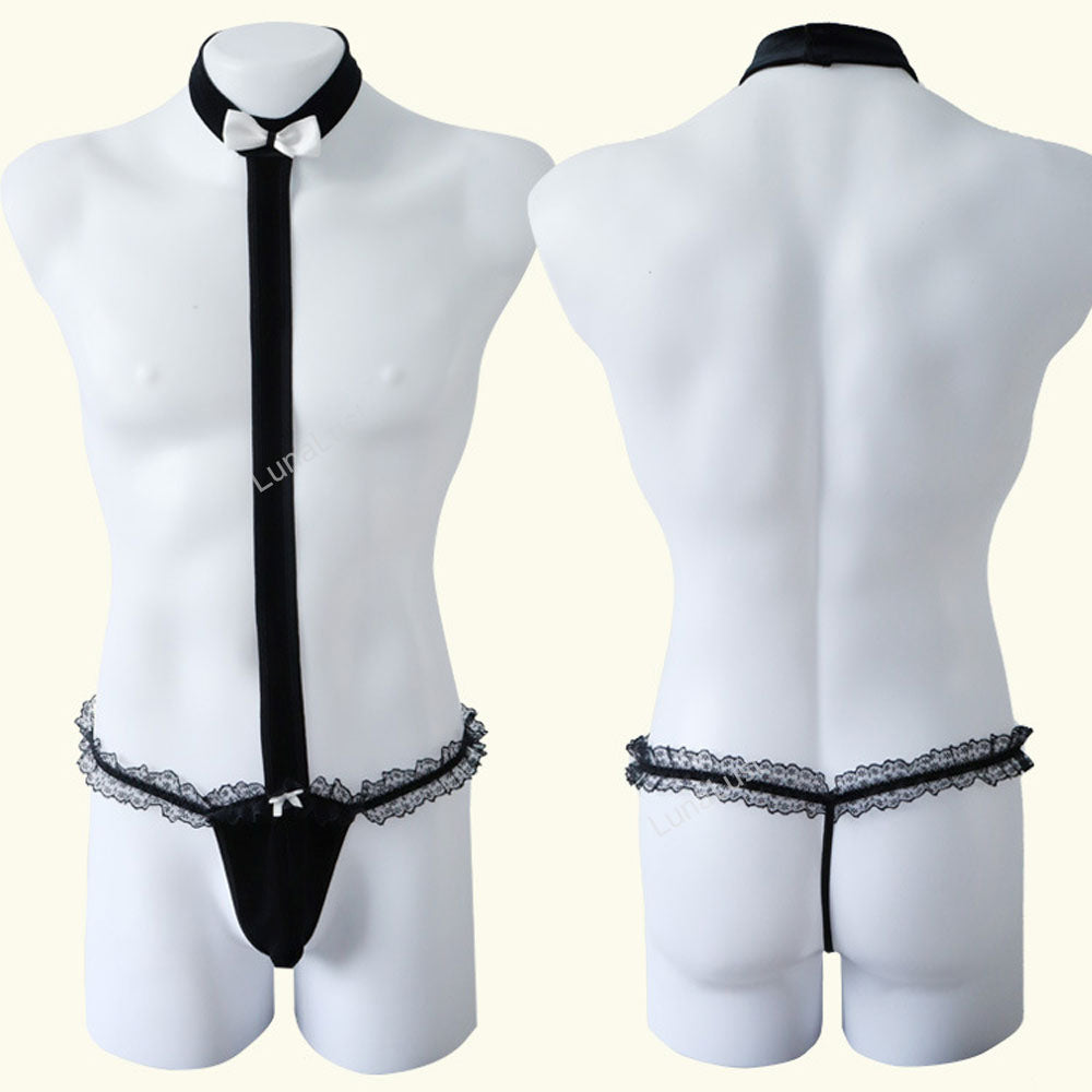 Men's sexy Lace Bodysuit Lingerie