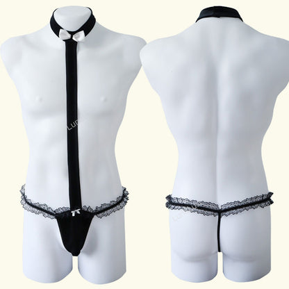 Men's sexy Lace Bodysuit Lingerie