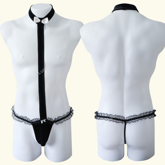 Men's sexy Lace Bodysuit Lingerie