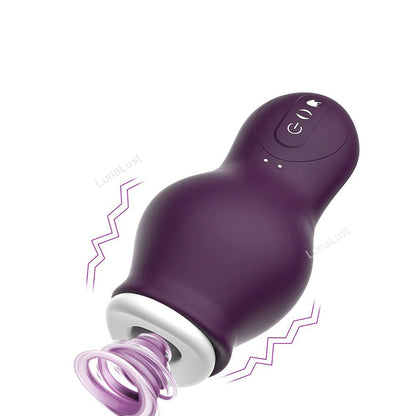 Male Masturbator, Glans Massager – 7 Vibration & 7 Suction Modes