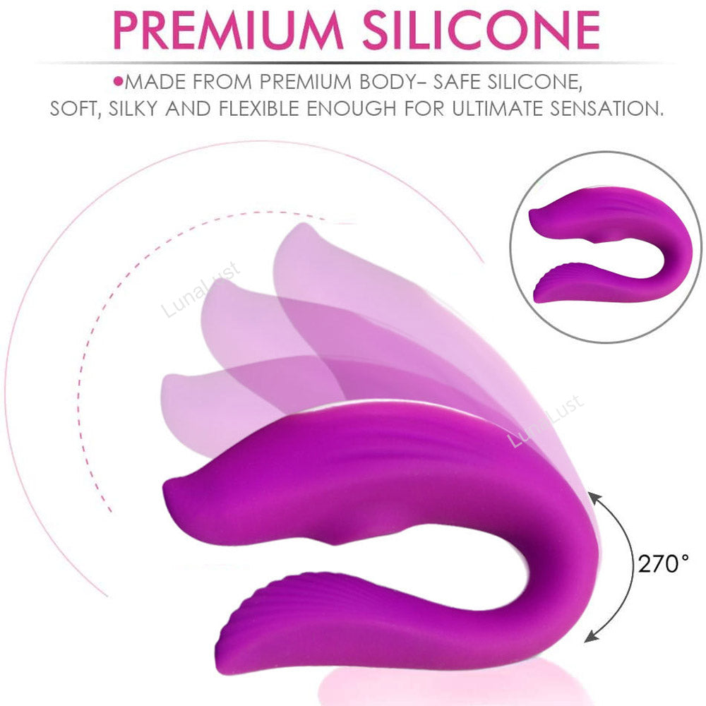 U-Shape Couples Vibrator – Remote Control
