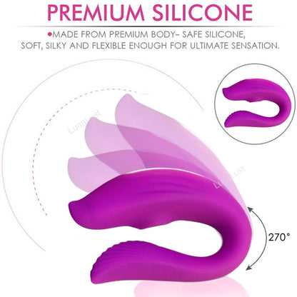 U-Shape Couples Vibrator – Remote Control