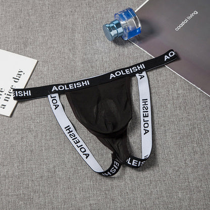 Men's Open Pouch Mesh G-String Jockstrap