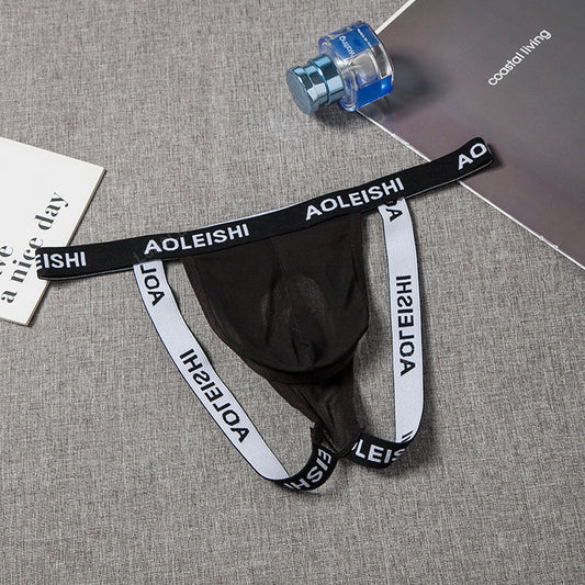 Men's Open Pouch Mesh G-String Jockstrap