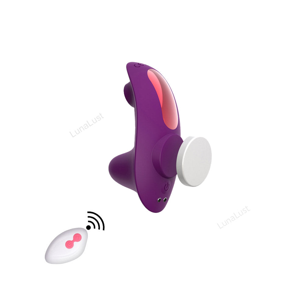 Wearable Butterfly Vibrator & Clitoral Sucker