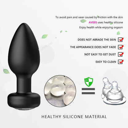 Remote Control Vibrating Anal Plug