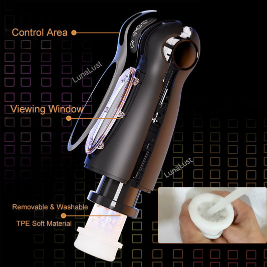 Automatic Rotating Telescopic Male Masturbator