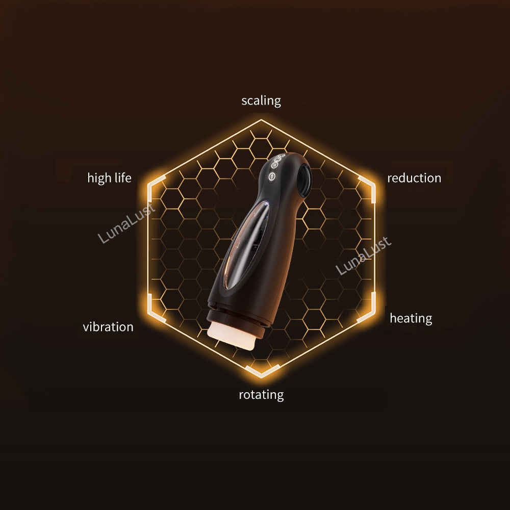 Automatic Rotating Telescopic Male Masturbator