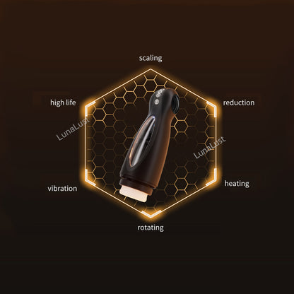 Automatic Rotating Telescopic Male Masturbator