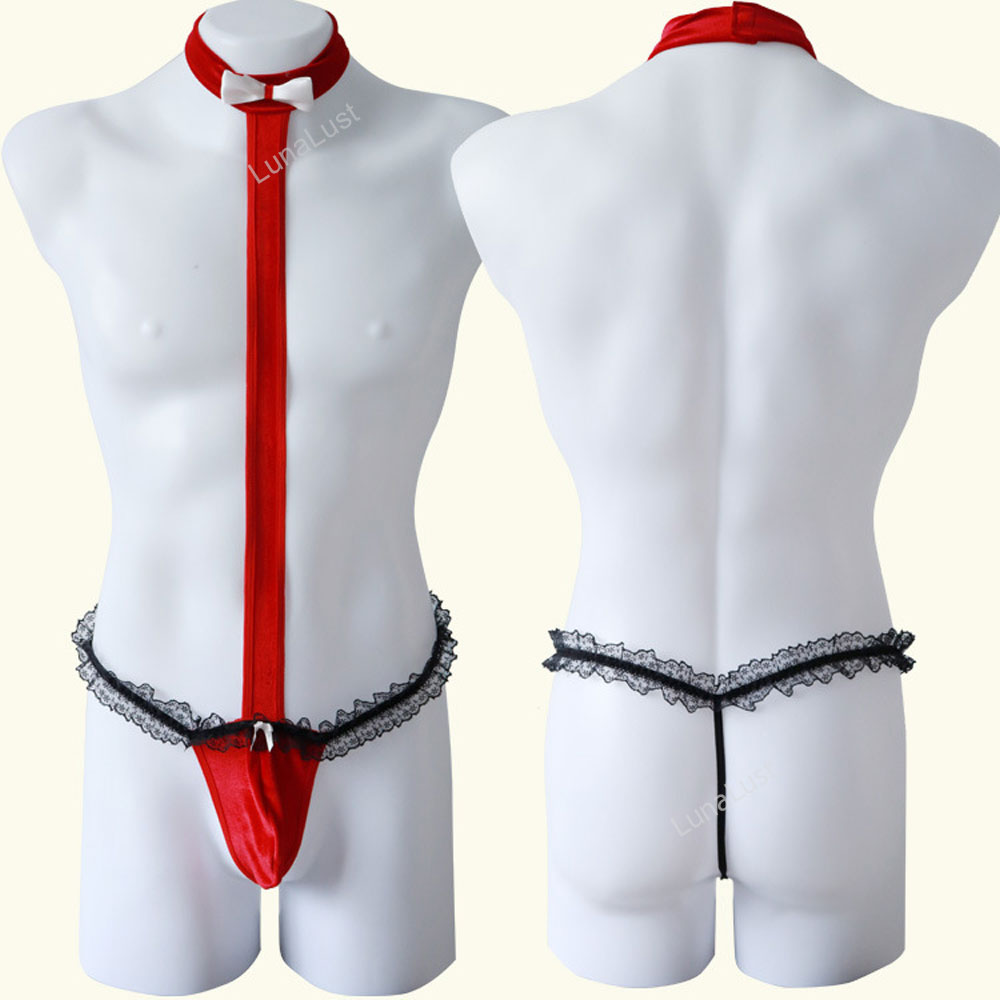 Men's sexy Lace Bodysuit Lingerie