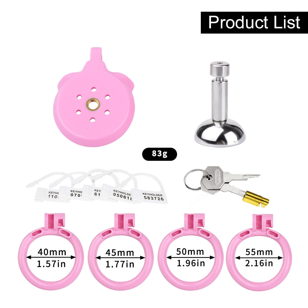 Flat Chastity Cage