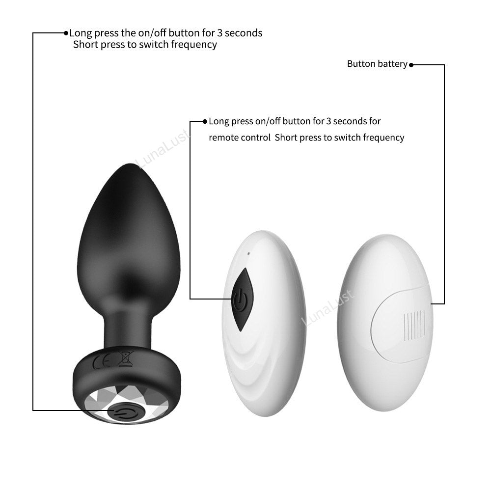 Remote Control Vibrating Anal Plug