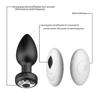 Remote Control Vibrating Anal Plug