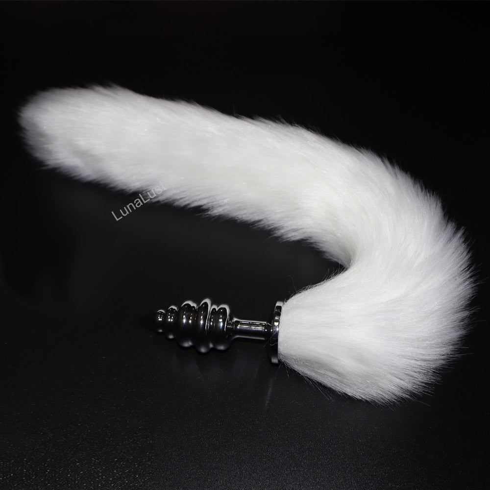 Fox Tail Plug | Metal Butt Plug with Fluffy Tail