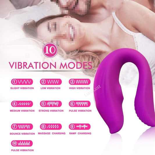 U-Shape Couples Vibrator – Remote Control