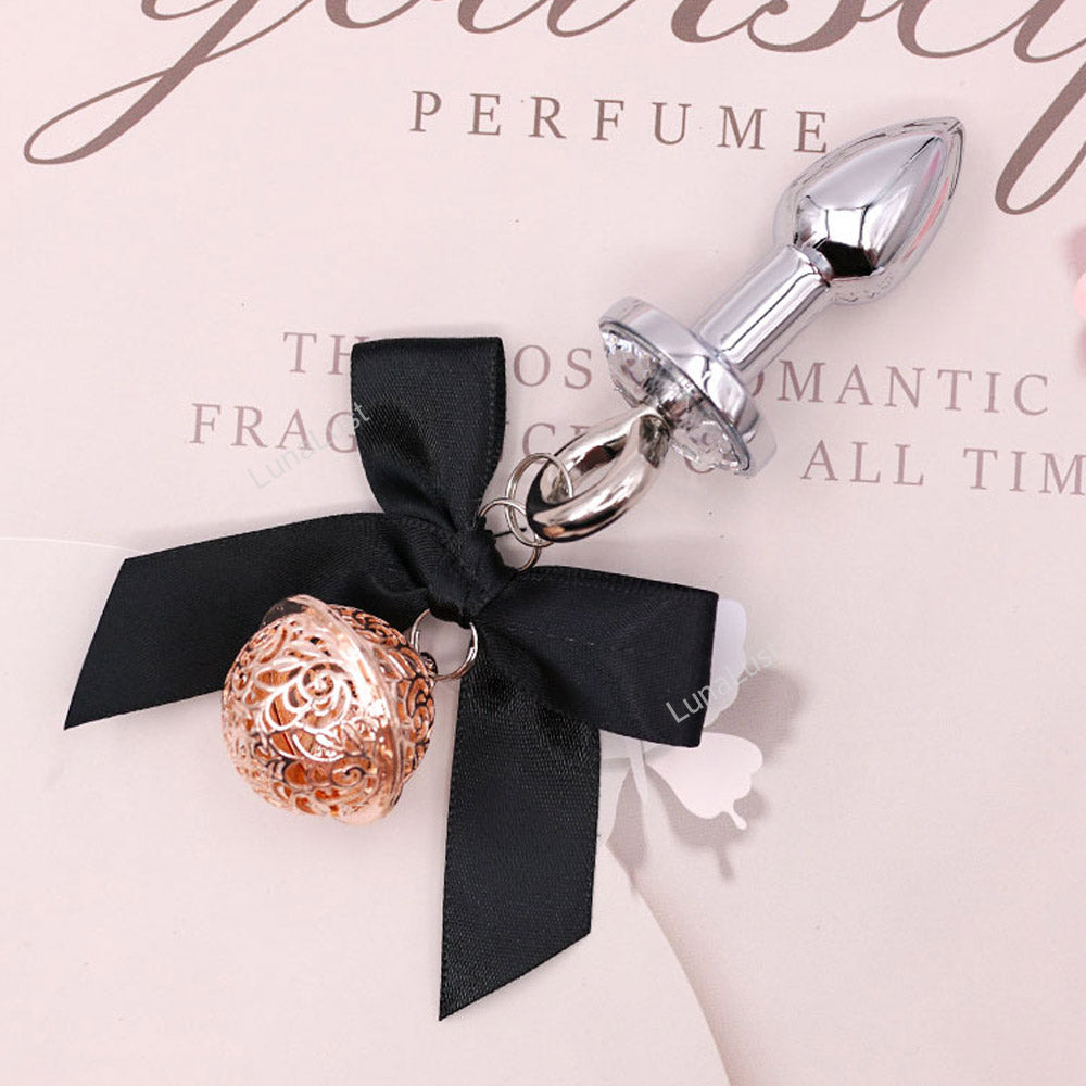 Rose Bell Bow Anal Plug