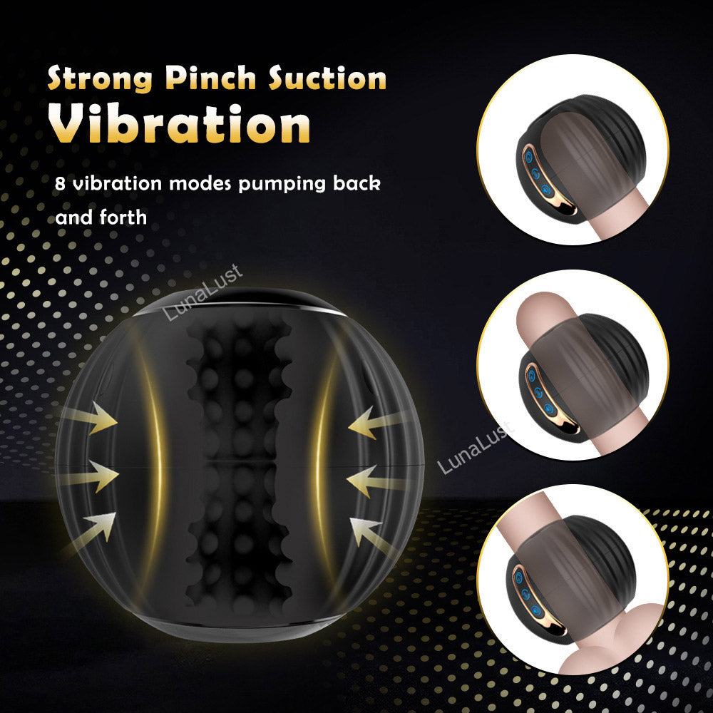 Automatic Telescopic Rotating Male Masturbator Cup