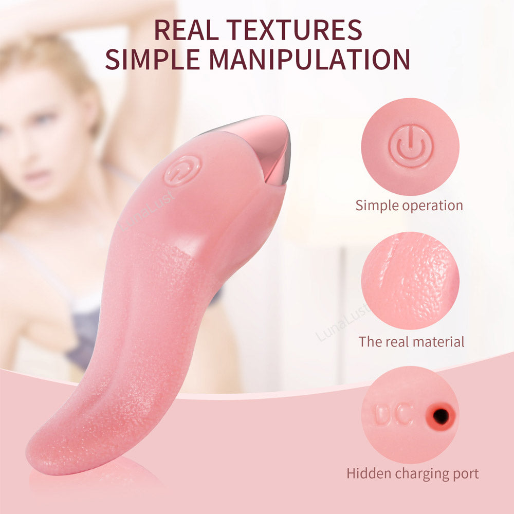 Tongue Licking Vibrator – 10-Mode G-Spot Stimulator
