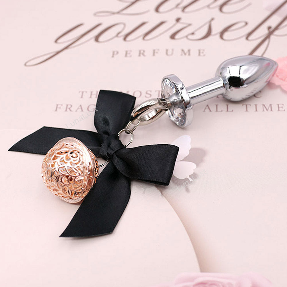 Rose Bell Bow Anal Plug