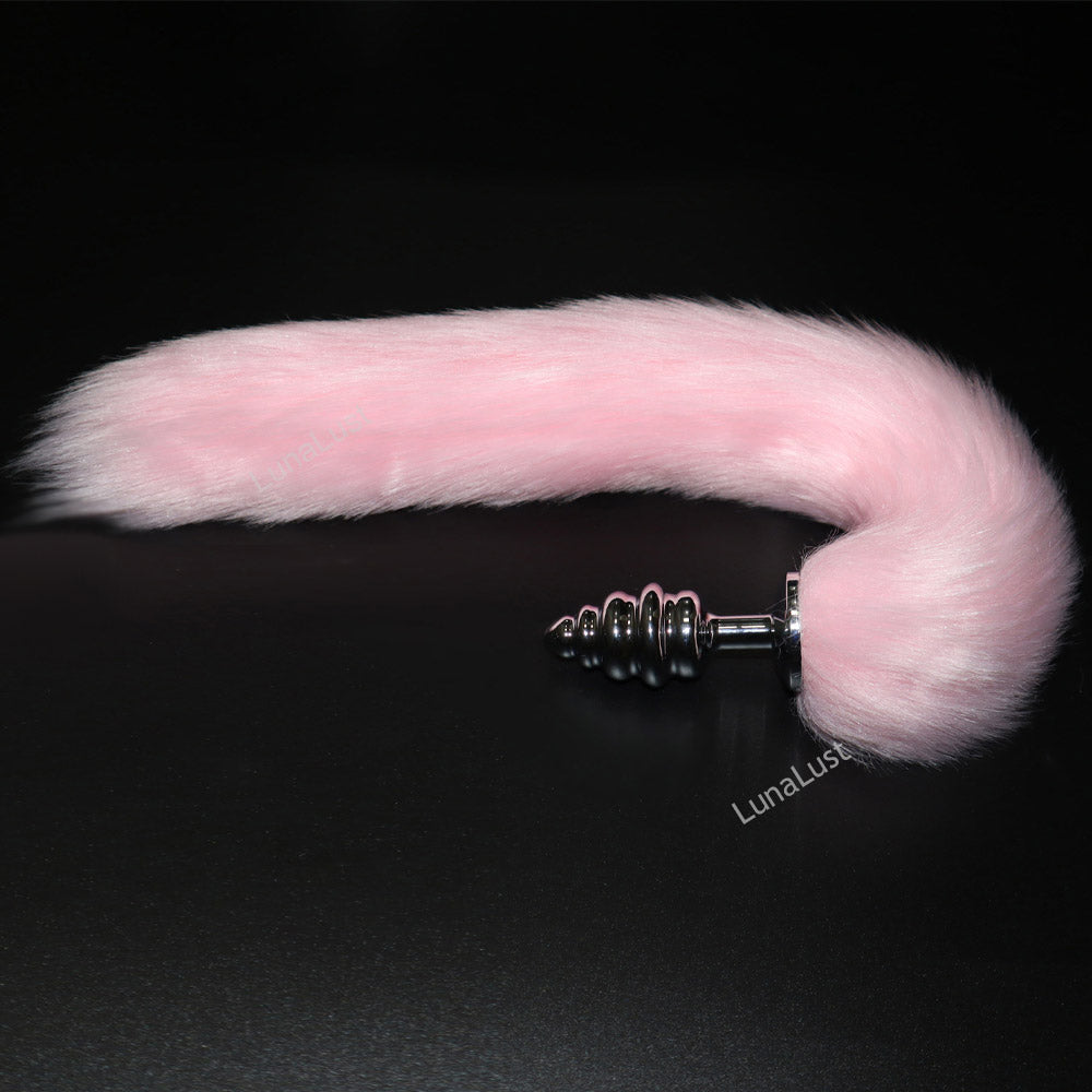 Fox Tail Plug | Metal Butt Plug with Fluffy Tail