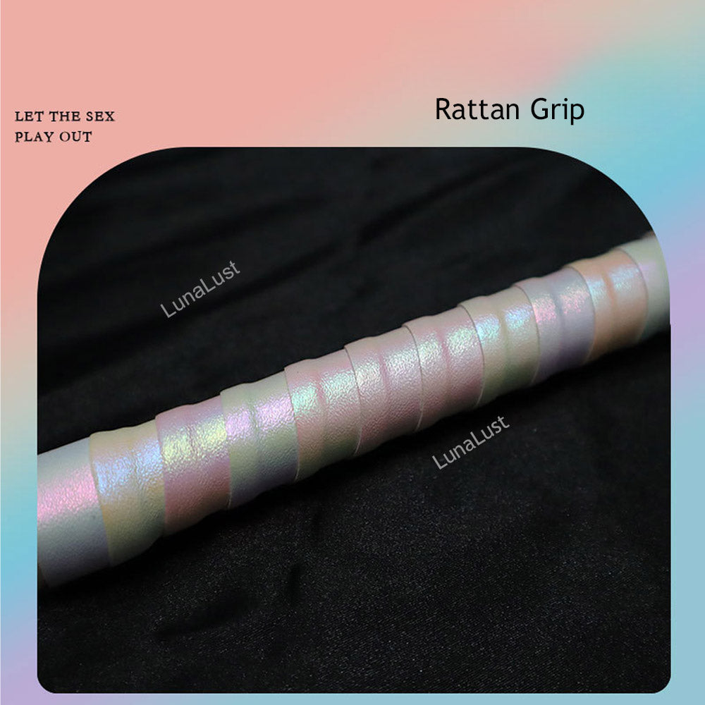 Iridescent PU Leather Flogger Whip