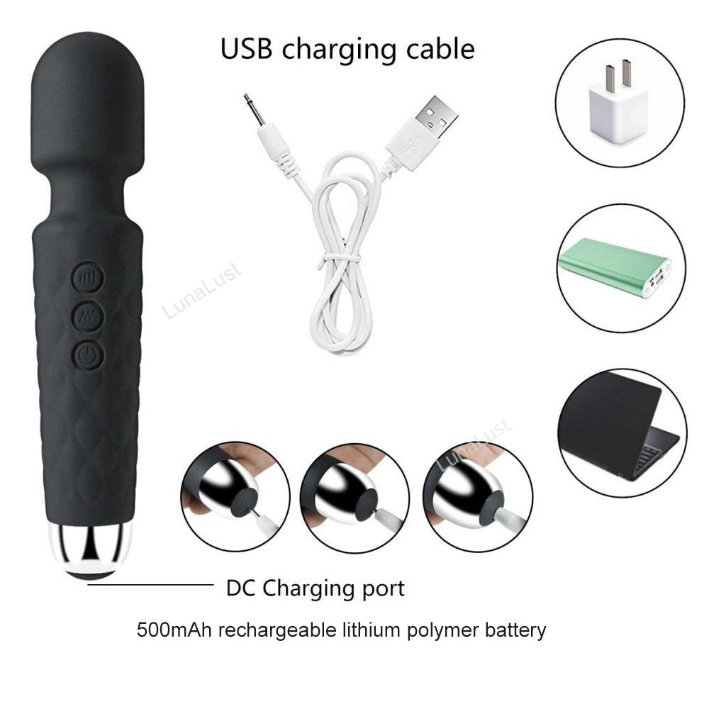 Personal Wand Massager Vibrator