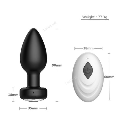 Remote Control Vibrating Anal Plug