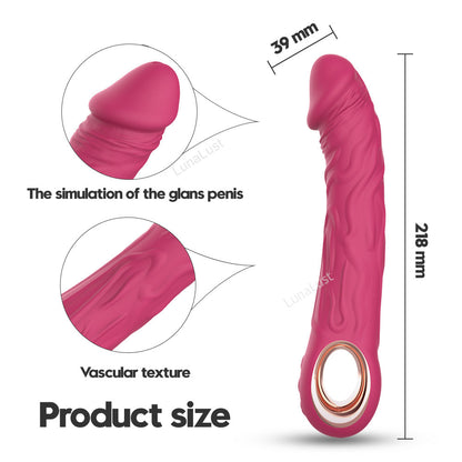 Realistic Dildo Vibrator – G-Spot Stimulator, IPX7 Waterproof