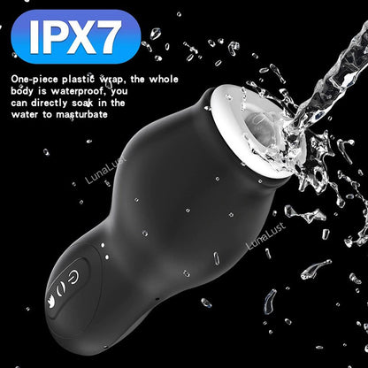 Male Masturbator, Glans Massager – 7 Vibration & 7 Suction Modes