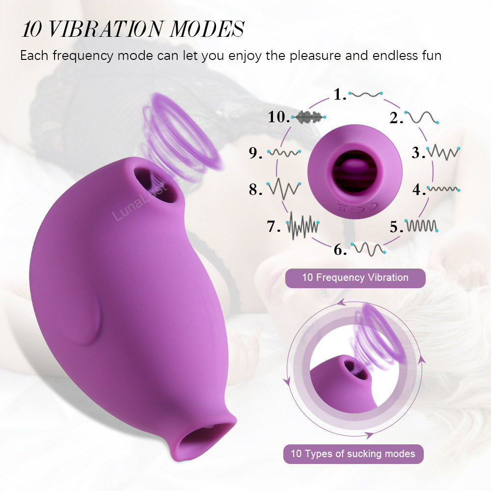 Penguin Clitoral Suction Vibrator