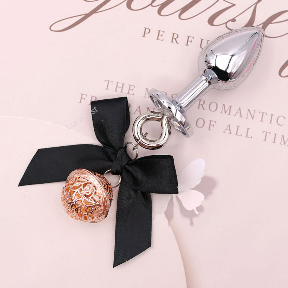 Rose Bell Bow Anal Plug