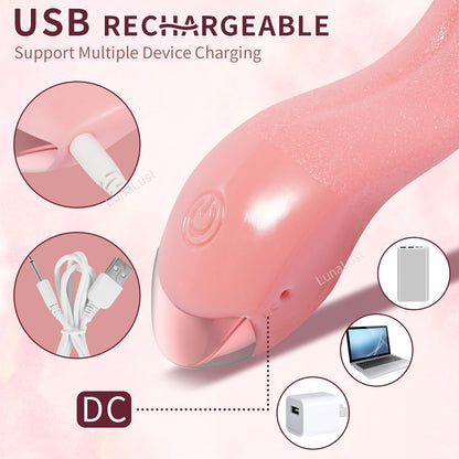 Tongue Licking Vibrator – 10-Mode G-Spot Stimulator
