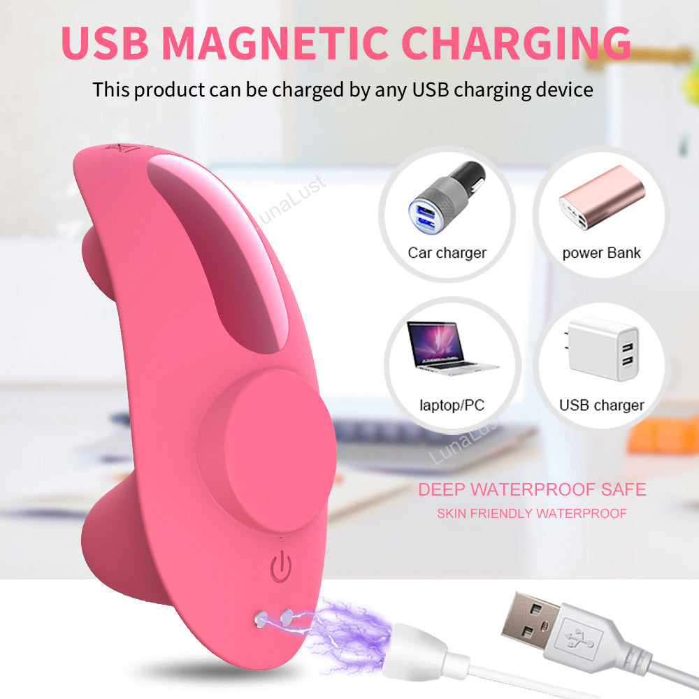 Wearable Butterfly Vibrator & Clitoral Sucker