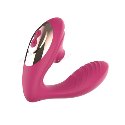 Dual Stimulation G-Spot Vibrator & Clitoral Suction