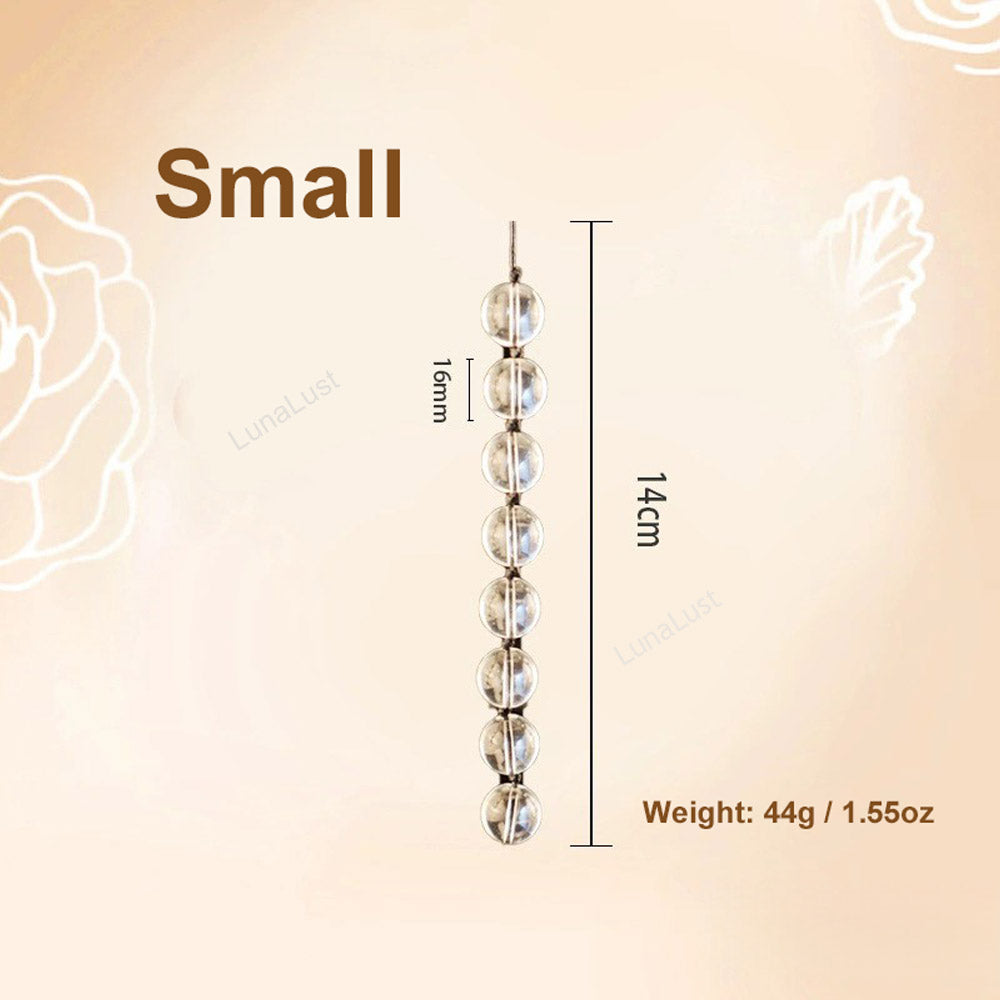 Crystal Glass Anal Beads