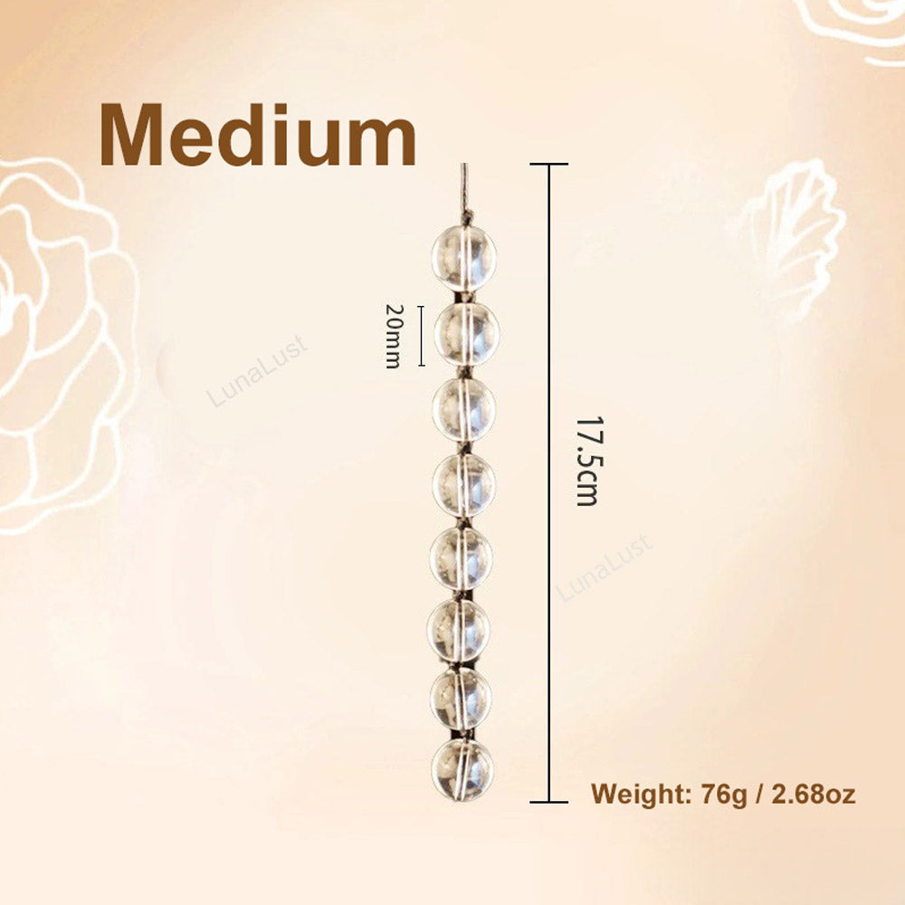 Crystal Glass Anal Beads
