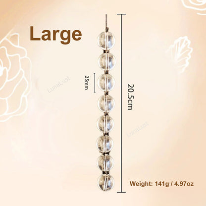 Crystal Glass Anal Beads
