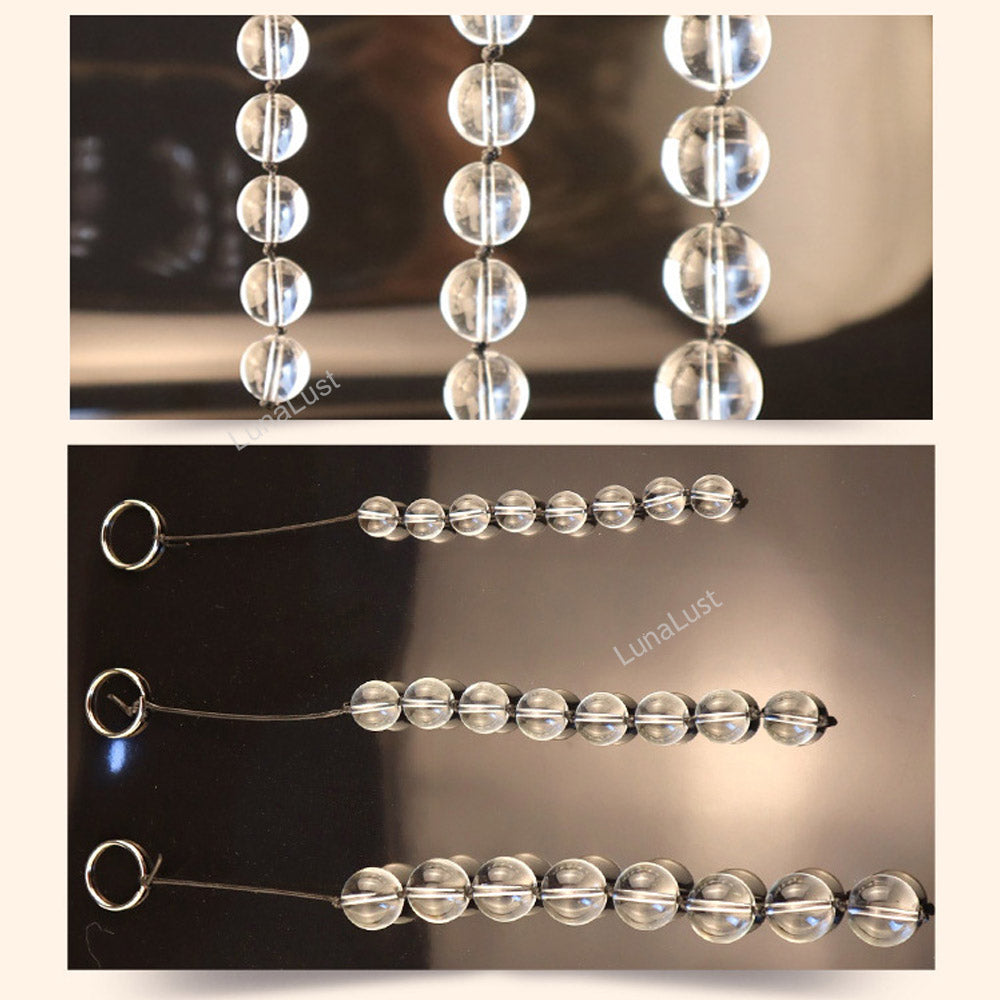 Crystal Glass Anal Beads
